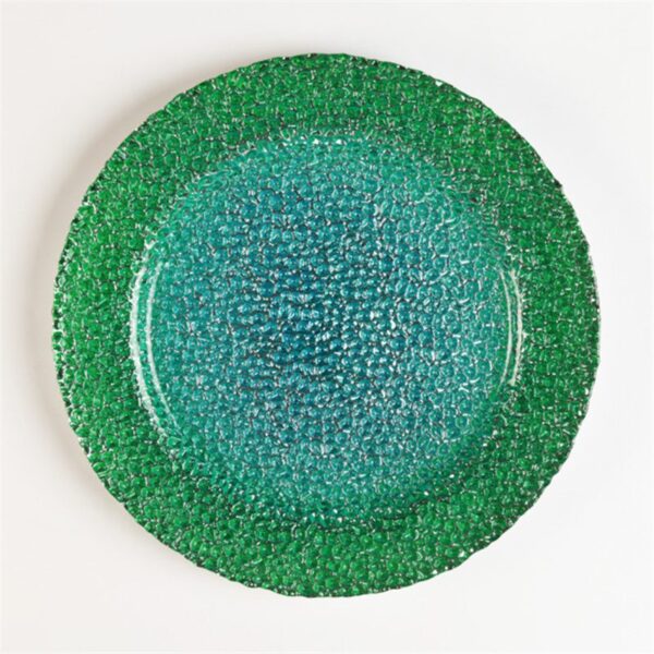 Wholesale glass charger plate PZ-042 product photo